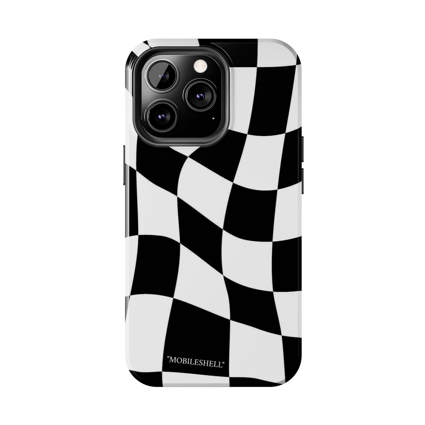 Checkers B&W tough phone case