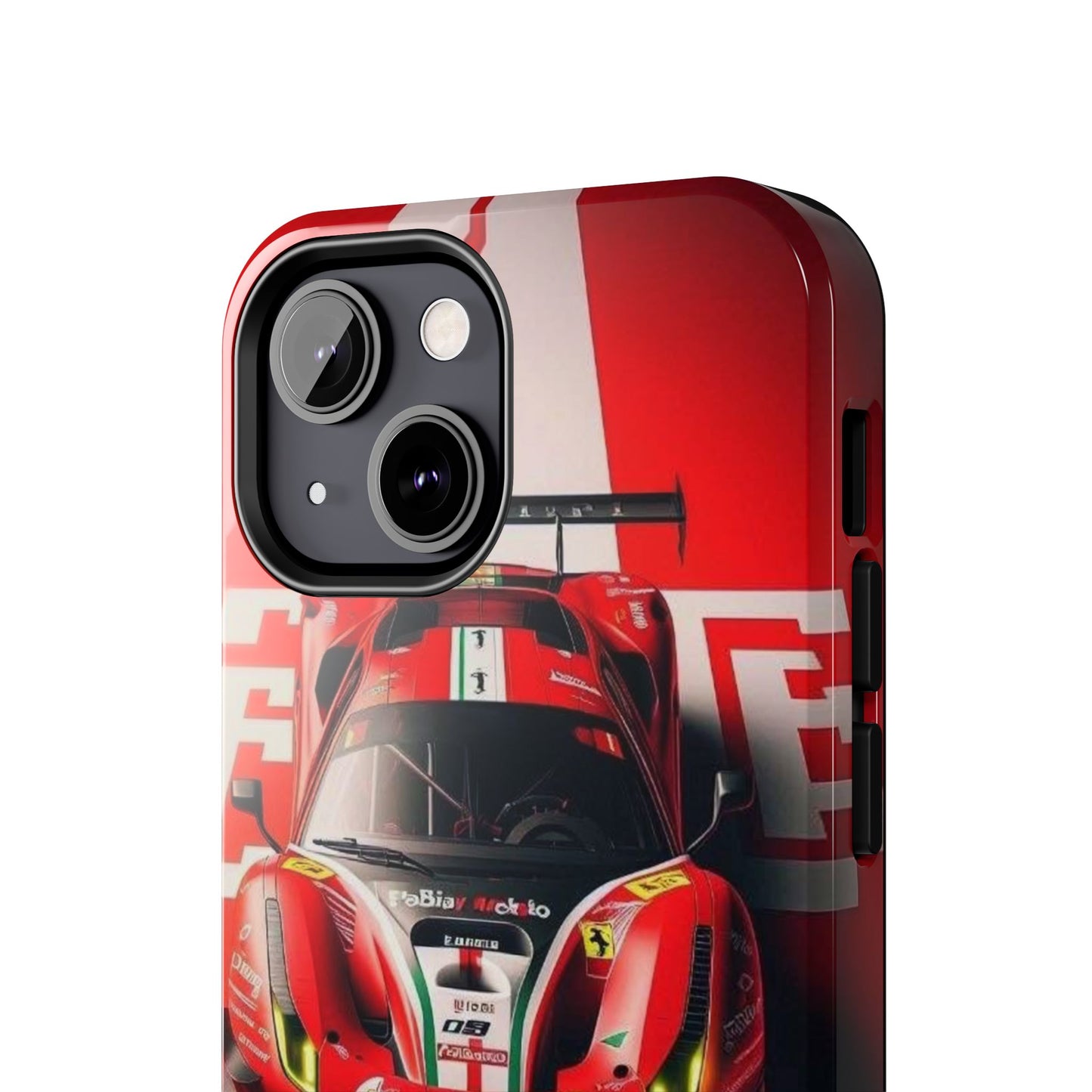 Red Ferrari tough phone case