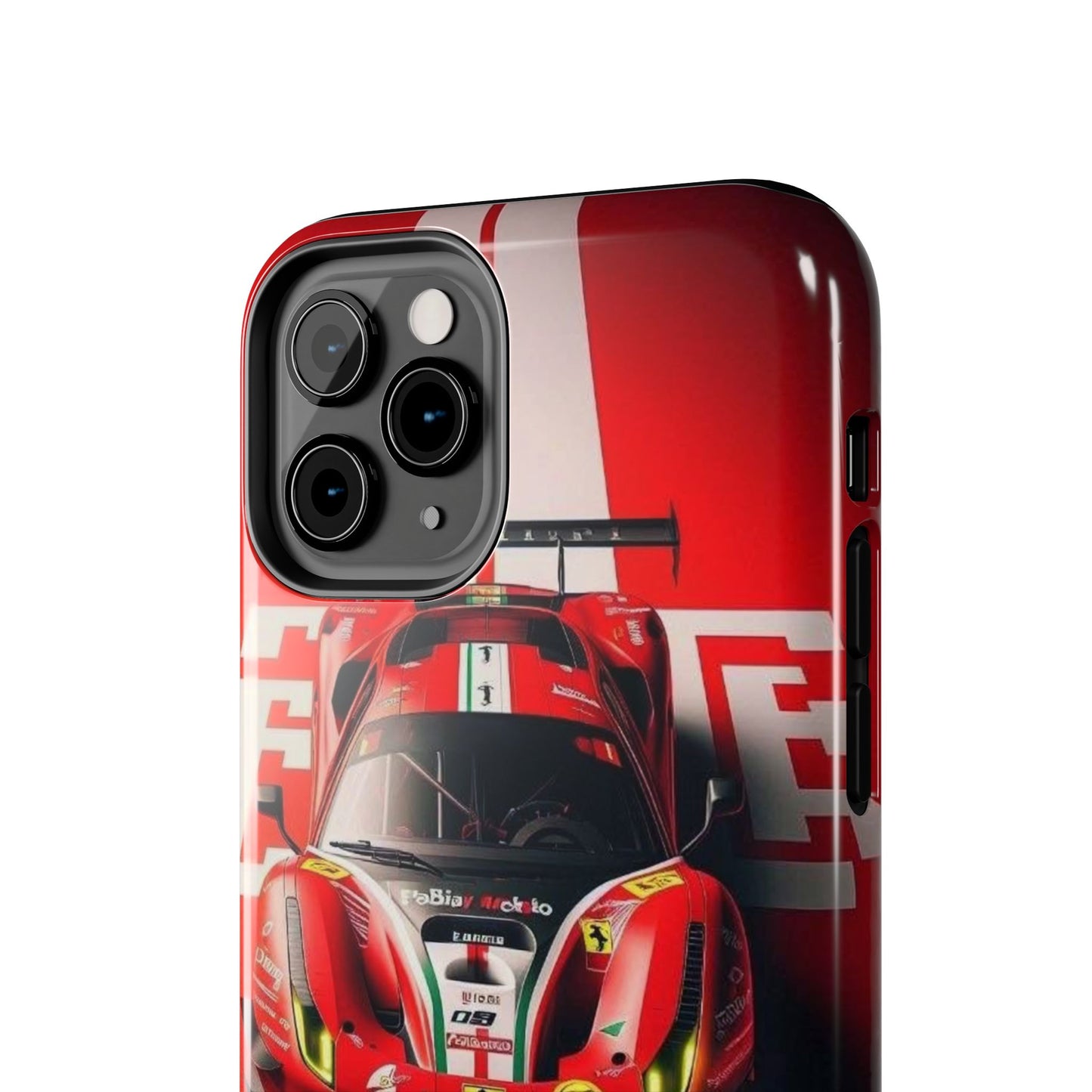 Red Ferrari tough phone case