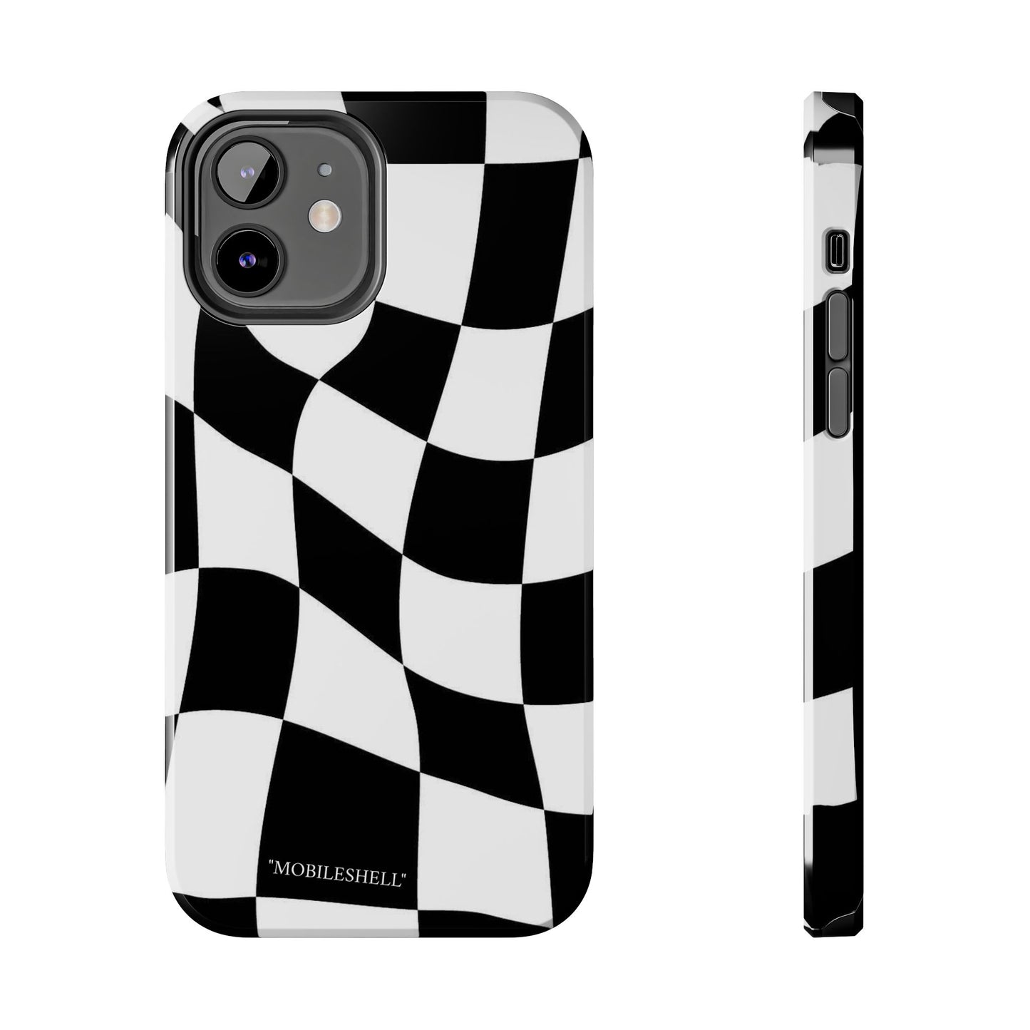 Checkers B&W tough phone case