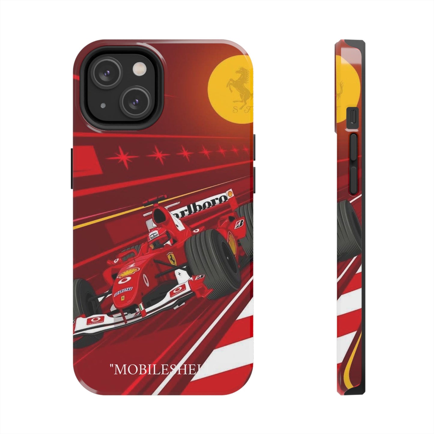 F1 Ferrari team car tough phone case