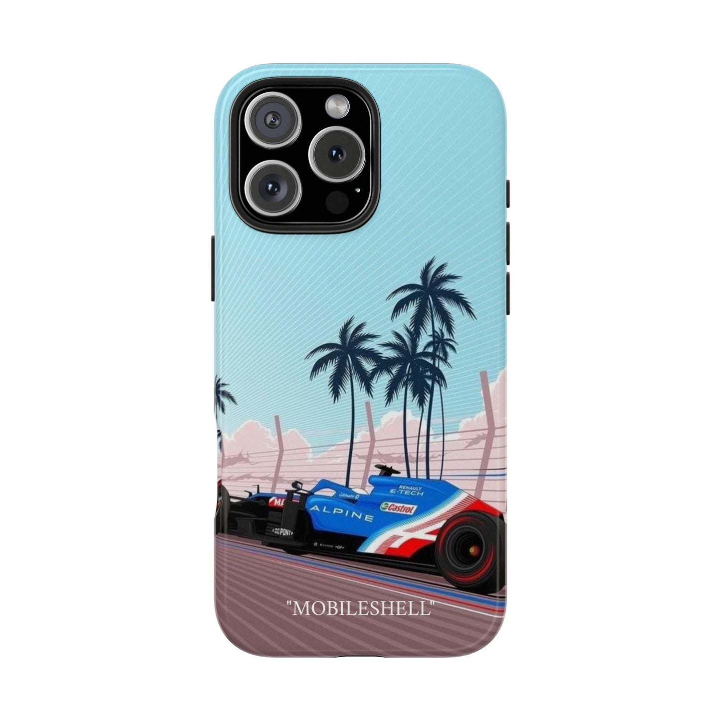 F1 Alpine team car tough phone case