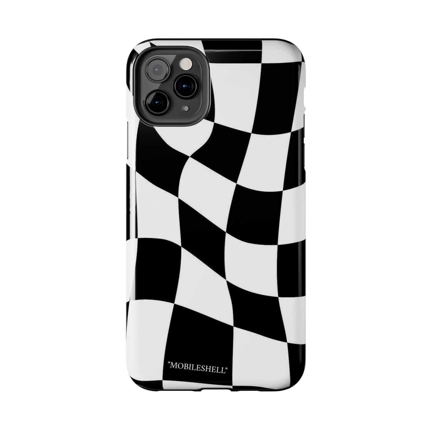 Checkers B&W tough phone case