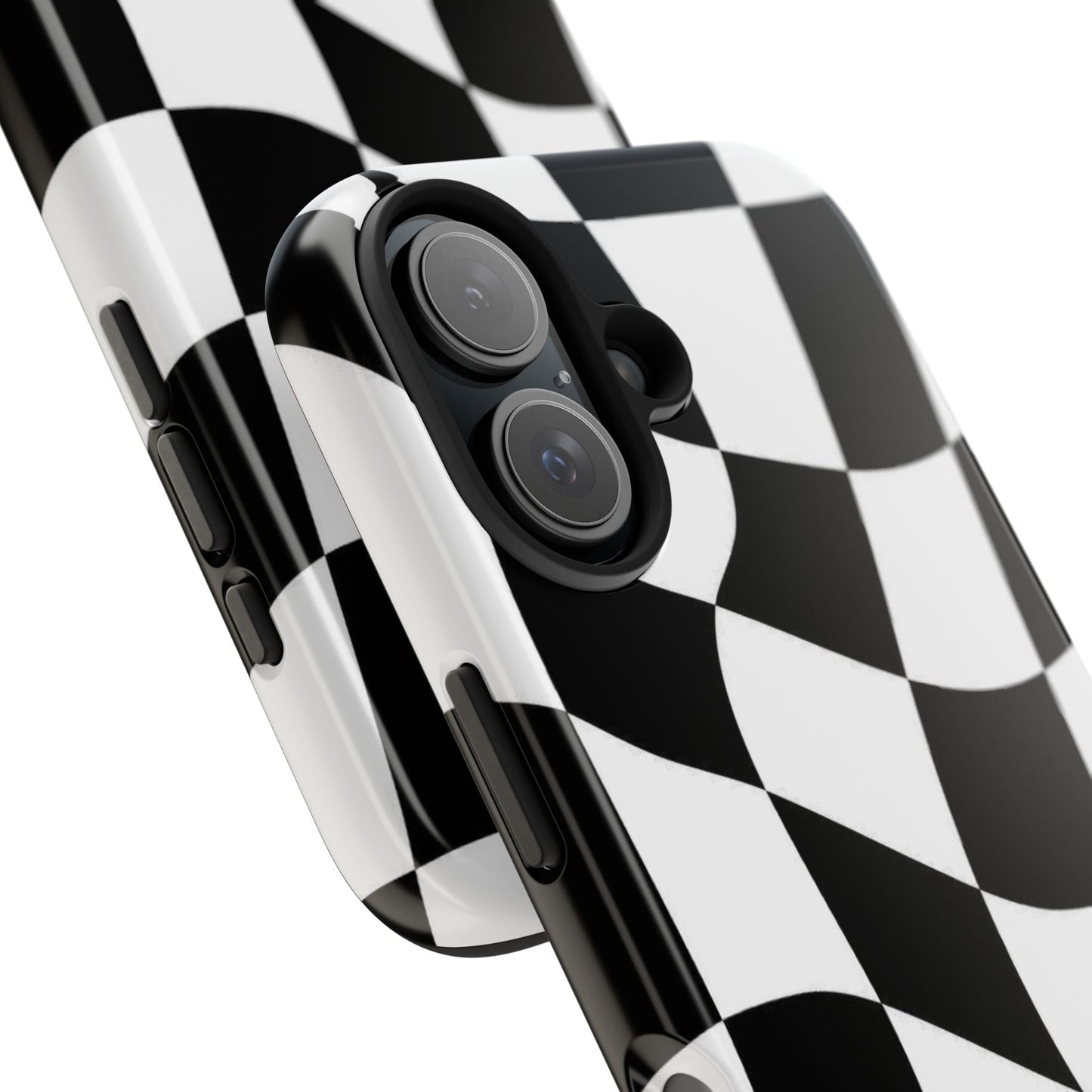 Checkers B&W tough phone case