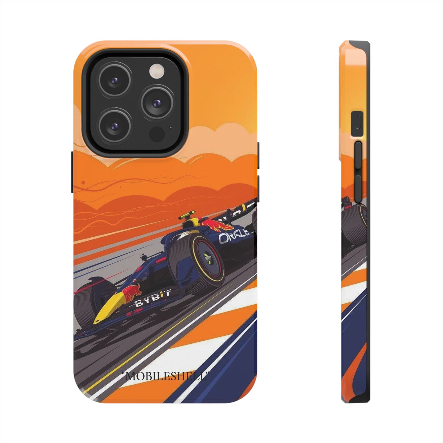 F1 Redbull cartoon tough phone case