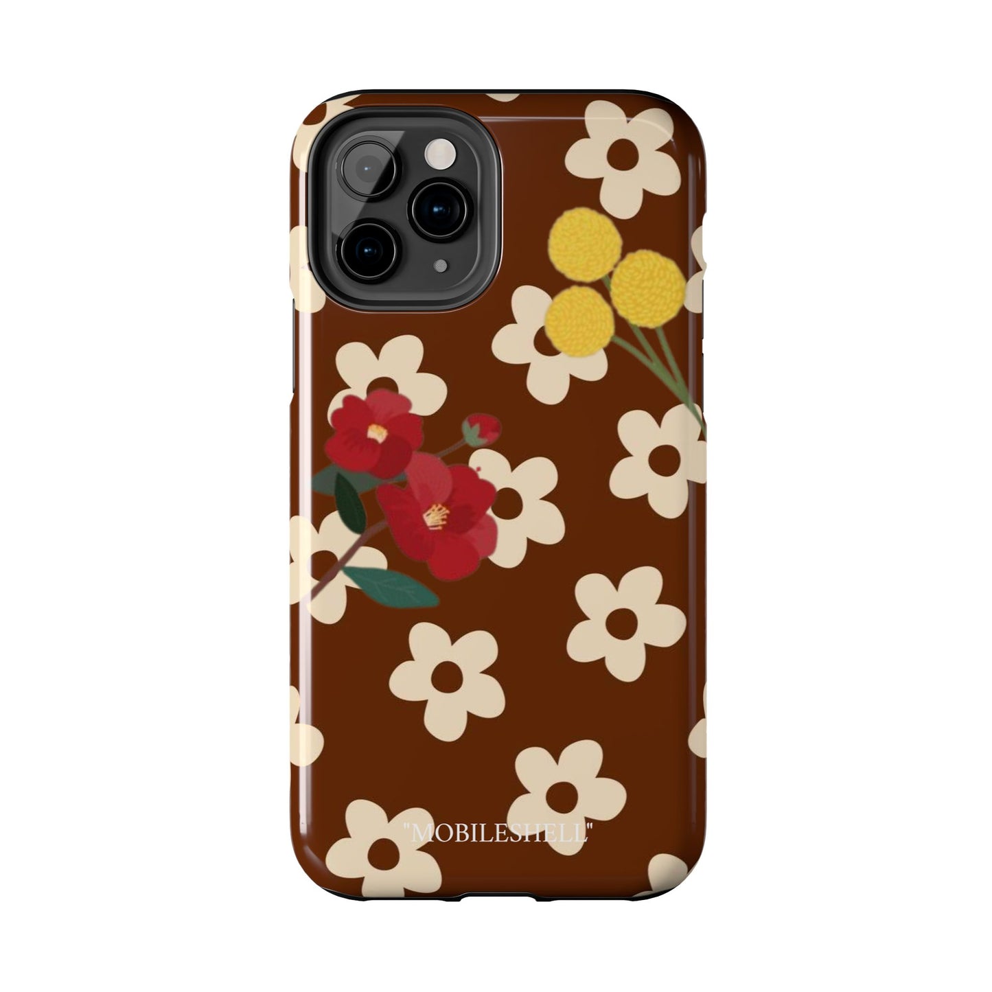 Flower vibe tough phone case