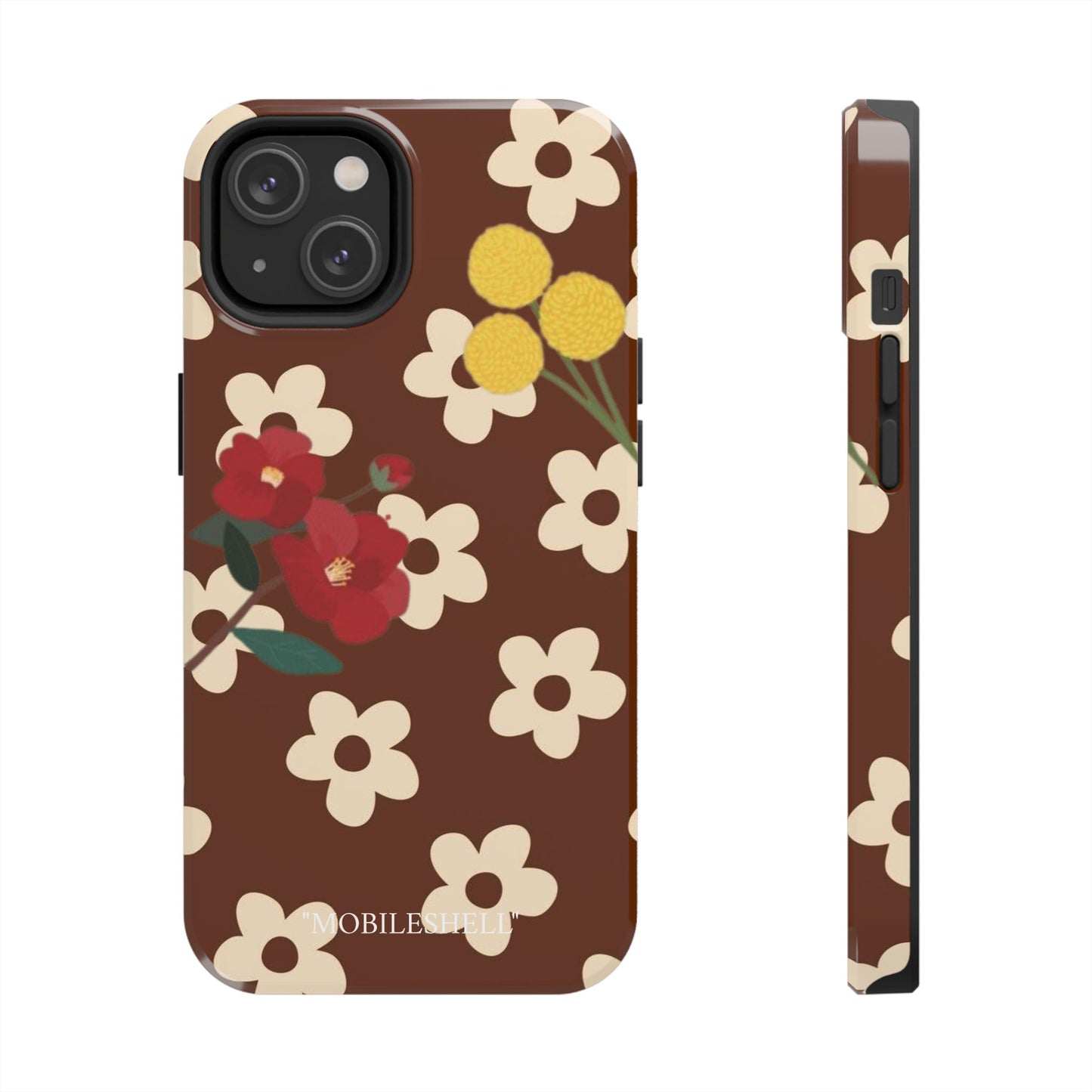 Flower vibe tough phone case