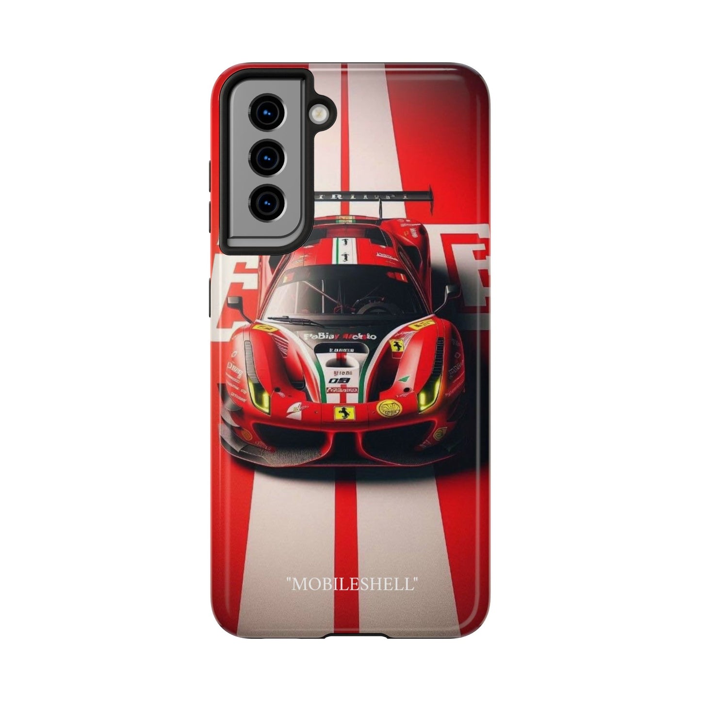 Red Ferrari tough phone case