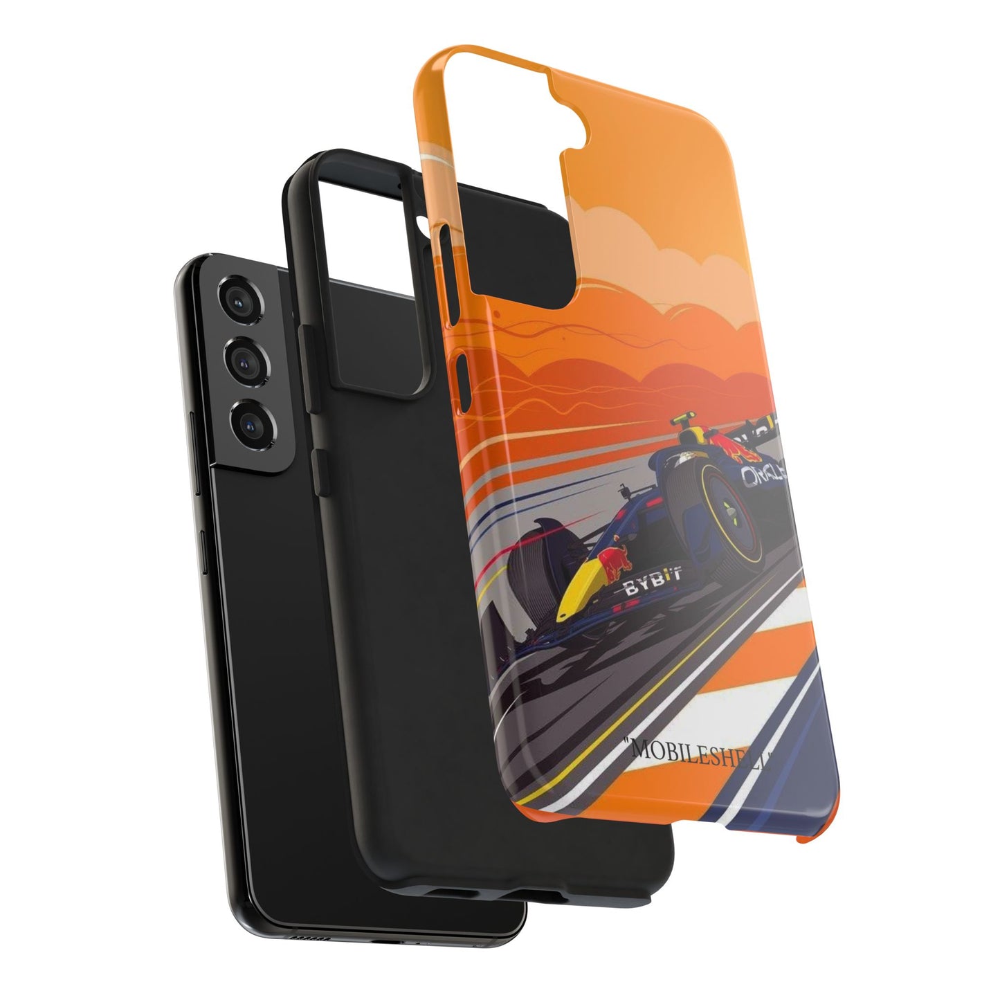 F1 Redbull cartoon tough phone case