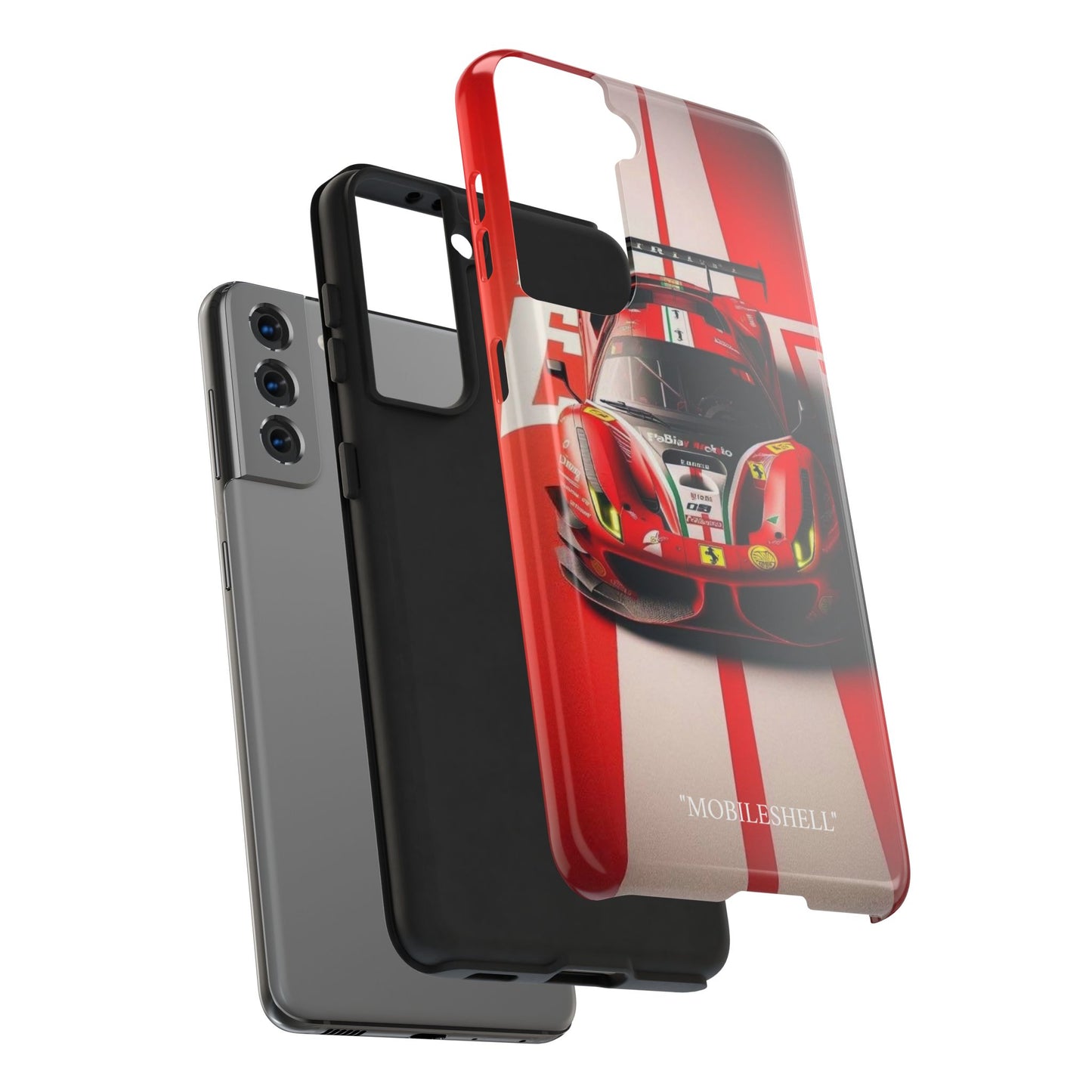 Red Ferrari tough phone case