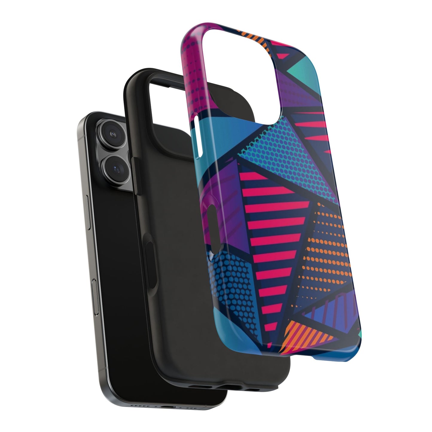 Vibrant Geometric Tough Phone Case