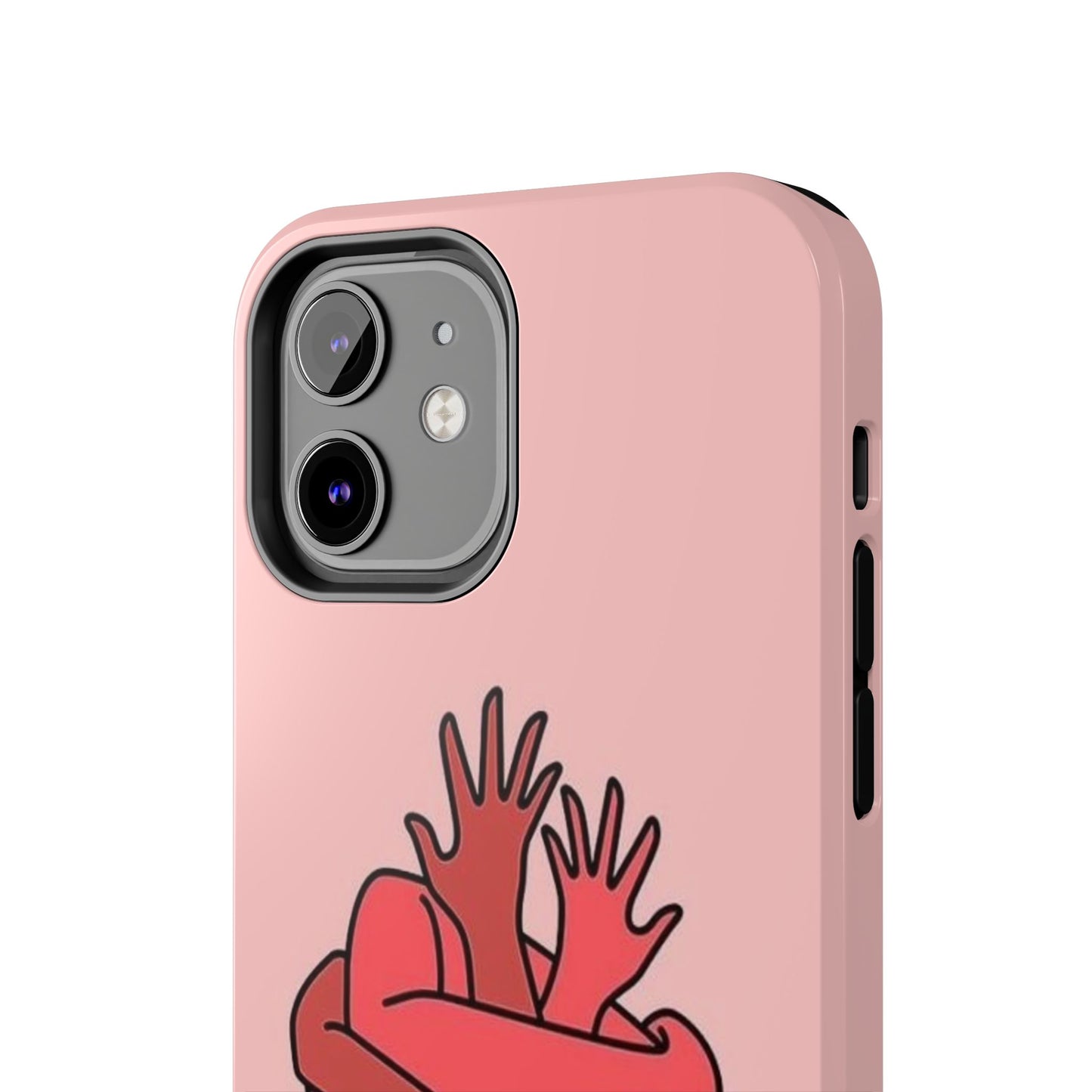 Artistic Heart Embrace Phone Case