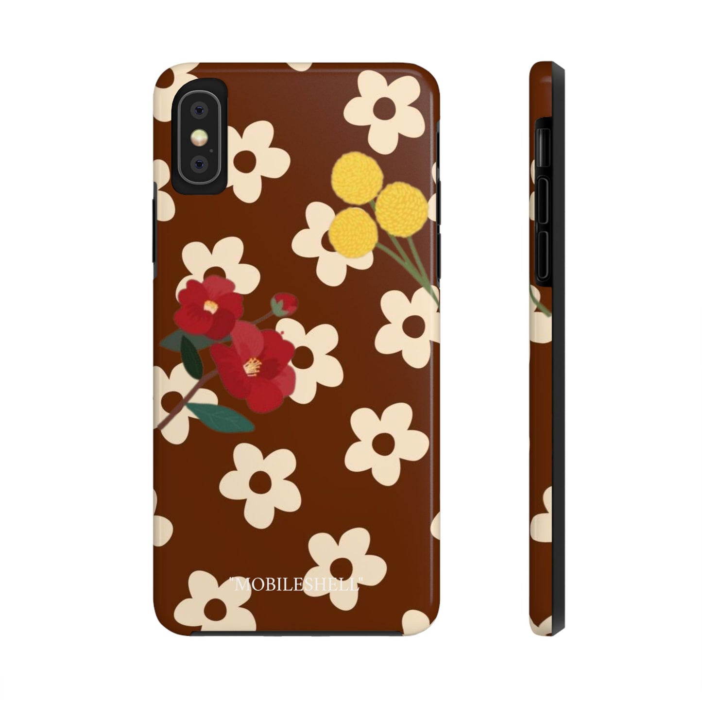 Flower vibe tough phone case